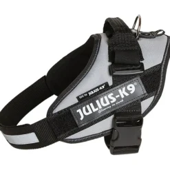 Julius K9 hundesele IDC sølvfarvet str 4