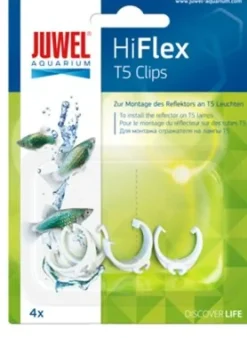 Juwel Reflektorclips HiFlex 4 stk. T5 i plast 16 mm
