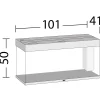 Juwel Akvarium Rio 180 L Eg 101x41x50 cm