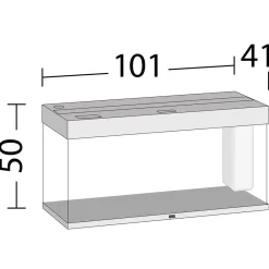 Juwel Akvarium Rio 180 L Eg 101x41x50 cm