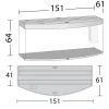 Juwel Aquarium VISION 450 LED Sort