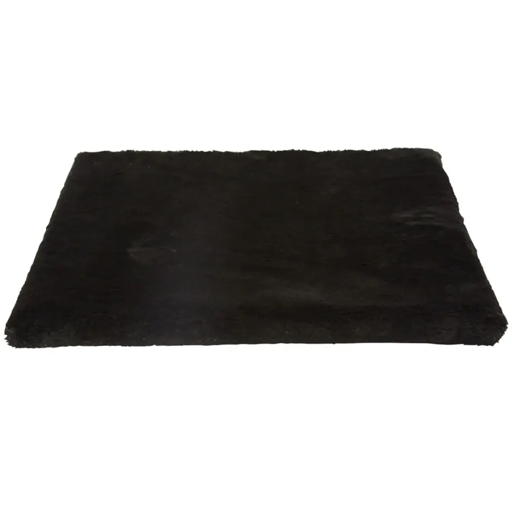 Kattens no 1 Bund med plys 57x57 cm Sort