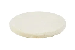 Kattens no 1 Rund hylde med plys 2 sider Ø 50 cm Cream