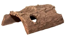Keramik efterligning af halv træstamme S 16x10x6 cm
