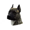 Klistermærke af Amerikansk Staffordshire Terrier Hvalp Hoved Mini