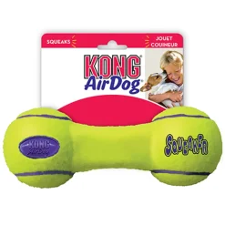 Kong AirDog Dumbbell Medium - kombineret bold og pivelyd