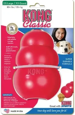 Kong Classic XXLarge Rød - klassisk tyggelegetøj i gummi