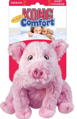Kong Comfort Kiddos Pig Small 16 cm - gris bamse til hunde
