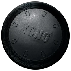 KONG Extreme Frisbee sort - ekstra slidstærk frisbee i naturgummi