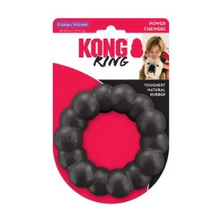 KONG Extreme Ring Sort XL 13 cm - ekstra slidstærk tyggering