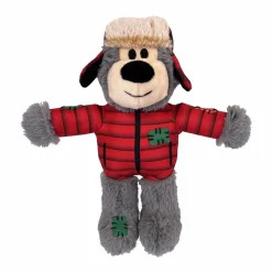 Kong Holiday Wild Knots Bear Mix M/L - juleinspireret robust bjørne-legetøj
