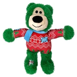 KONG Holiday Wild Knots Bear Mix M/L - jule hundelegetøj