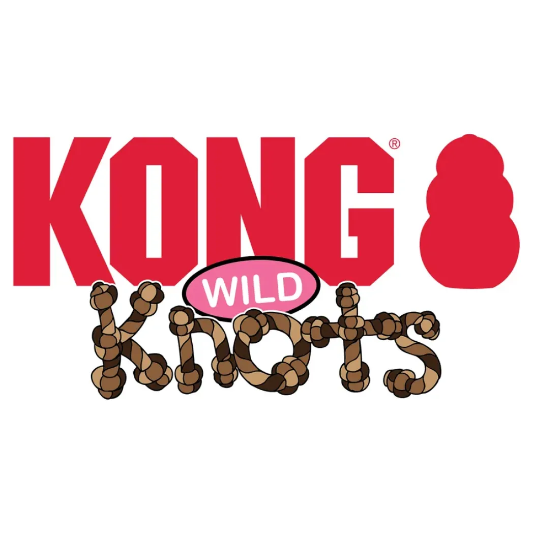 KONG Holiday Wild Knots Bear Mix M/L - jule hundelegetøj