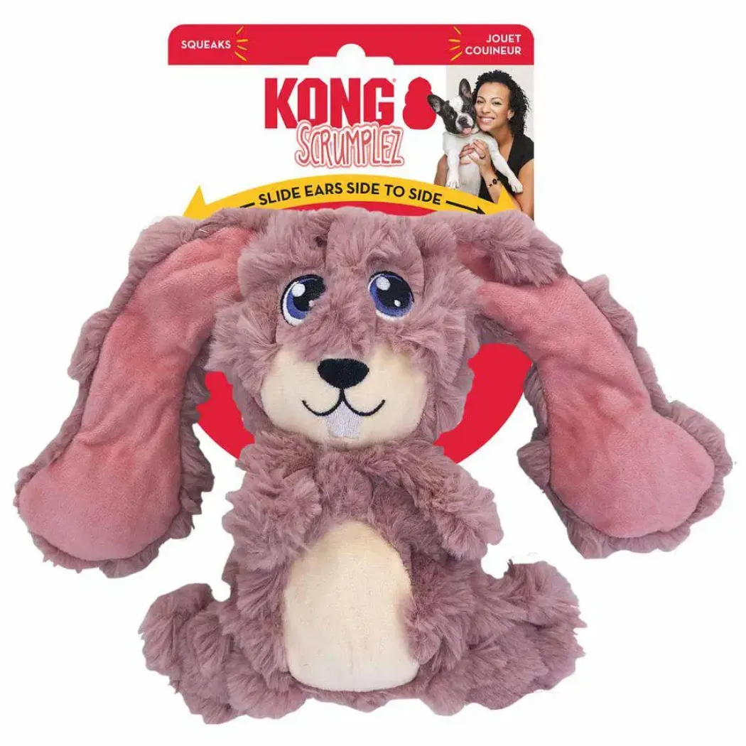 Kong Scrumplez Bunny M - sød kaninbamse til hunde