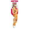 KONG Scrunch Knots Fox Orange M 36 cm - ræv med reb