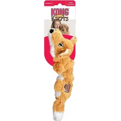 KONG Scrunch Knots Fox S/M - ræv hundelegetøj med reb