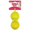 Kong Squeez Tennis 2 stk Ø 8 cm - sjove bolde med piv