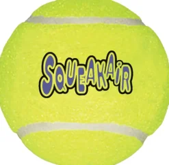 KONG Tennisbold Stor 8 cm med pivlyd - robust hundebold