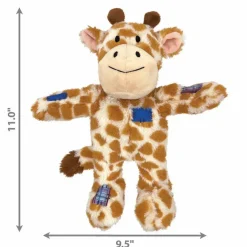 KONG Wild Knots Giraffe M/L 29x25,5x11 cm - bamse med reb