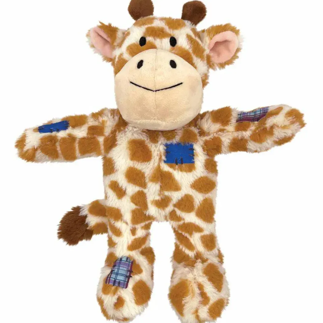 KONG Wild Knots Giraffe M/L 29x25,5x11 cm - bamse med reb
