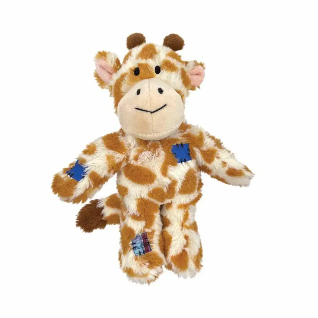 KONG Wild Knots Giraffe S/M 24x20,5x9 cm - bamse med reb