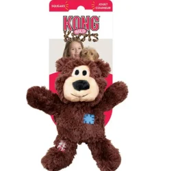 KONG Wild Knots Hundebamse Bjørn M/L - robust bamse med reb