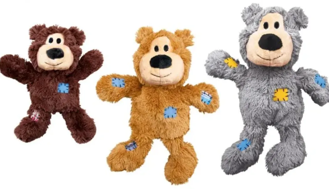 KONG Wild Knots Hundebamse Bjørn M/L - robust bamse med reb