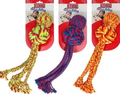 KONG Wubba Weaves L 38 cm Mix - hundelegetøj