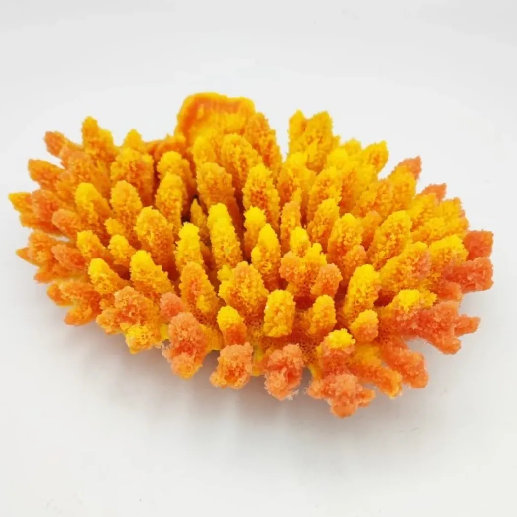 Kunstig koral Acropora millepora (Yellow/Pink)