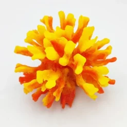 Kunstig koral Pavona cactus (Orange) 12x12x10 cm