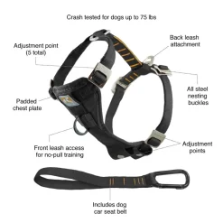 Kurgo TRU-FIT Smart Sikkerhedssele Medium