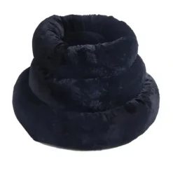 KW Fluffy Donut hundeseng Ø 60 cm TILBUD Sort