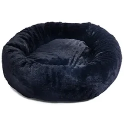 KW Fluffy Donut hundeseng Ø 60 cm TILBUD Sort