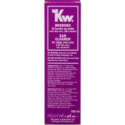 KW Ørerens til hunde og katte med Aloe Vera (klorhexadin) 100 ml