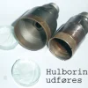 Leje af Hulboringsbor samt messing adaptor