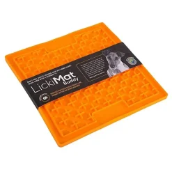 LickiMat Slikkemåtte 28 x 28 cm Grøn - aktiveringsmåtte til hunde