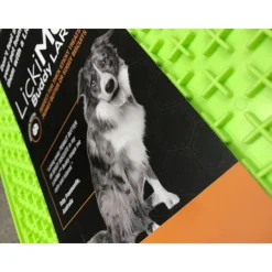 LickiMat Slikkemåtte 28 x 28 cm Grøn - aktiveringsmåtte til hunde