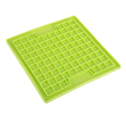 LickiMat Slikkemåtte 28 x 28 cm Grøn - aktiveringsmåtte til hunde