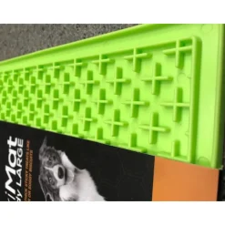 LickiMat Slikkemåtte 28 x 28 cm Grøn - aktiveringsmåtte til hunde