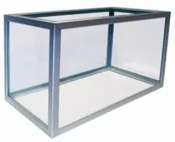 MiniZoo sølv aluminiums akvarie 900 liter.