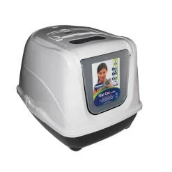 Moderna kattetoilet Jumbo 58x45x42 cm i sort