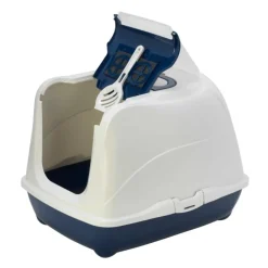 Moderna kattetoilet 50x39x37 cm i Blue Berry