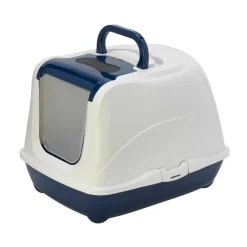 Moderna kattetoilet 50x39x37 cm i Blue Berry