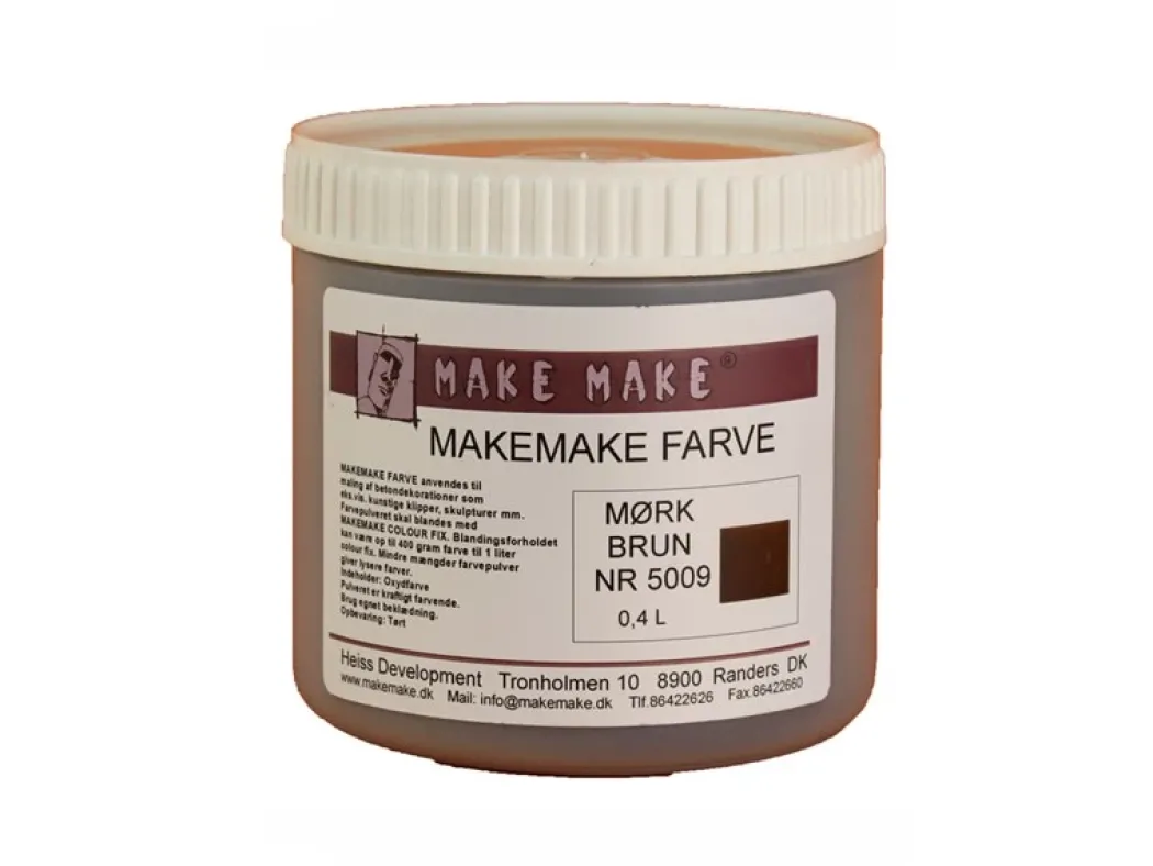 Mørke Brun farvepigment 400 ml