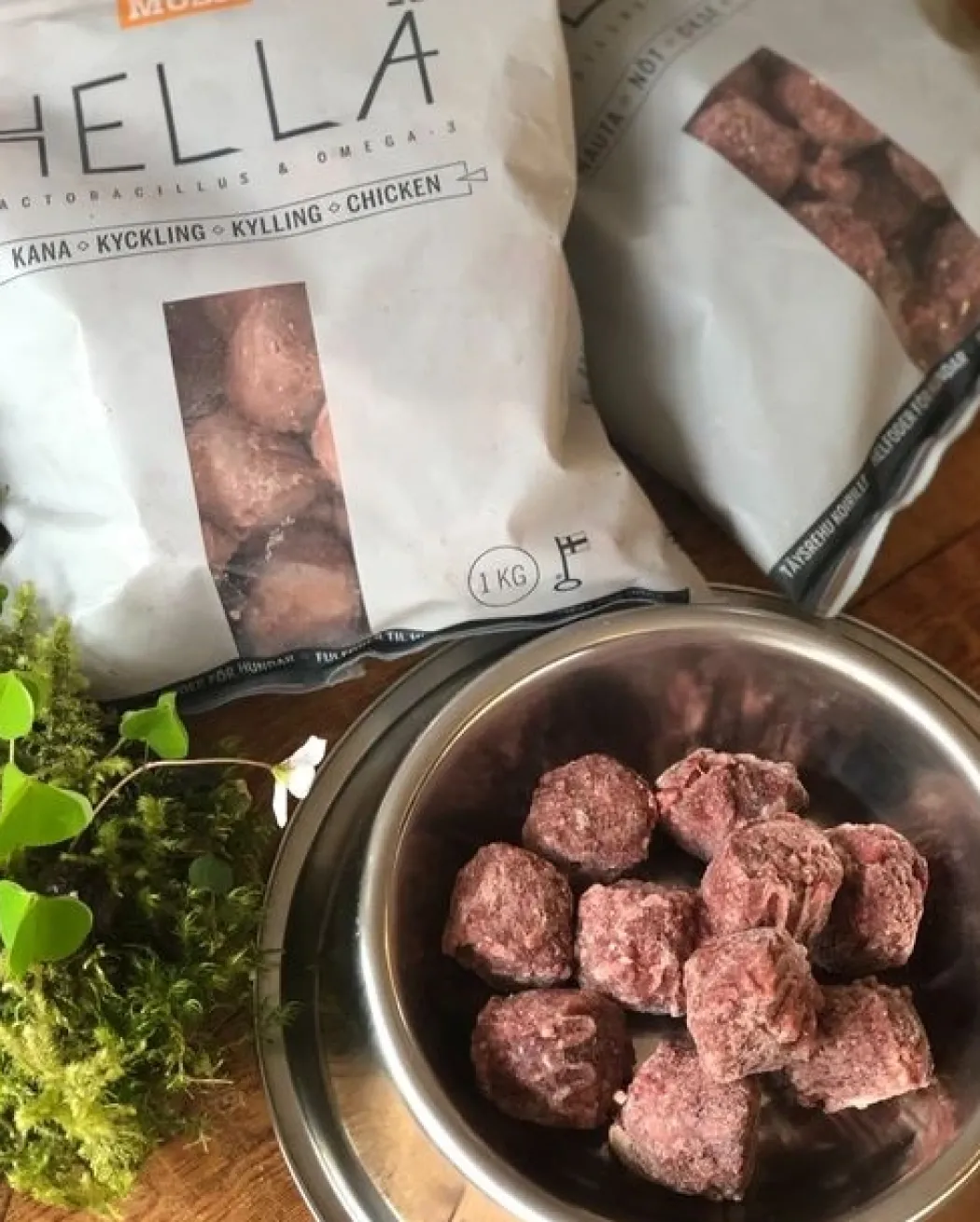 MUSH HELLÄ Kylling 1 kg - Naturligt råfoder til hunde