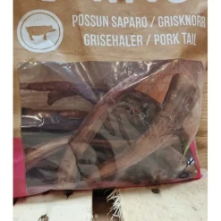 MUSH VAINU Hundesnack Grisehaler 220 g - naturlige tyggeben til hunde