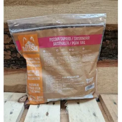 MUSH VAINU Hundesnack Grisehaler 220 g - naturlige tyggeben til hunde