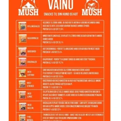 MUSH VAINU Hundesnack Kalkunhalse 250 g - naturlige tyggeben til hunde