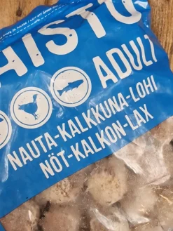 MUSH Vaisto Blå Okse Kalkun Laks - 3 kg råfoder til hund