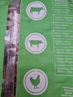 MUSH Vaisto Grøn Okse Gris Kylling 800 g - Naturligt hundefoder med kød og grønt
